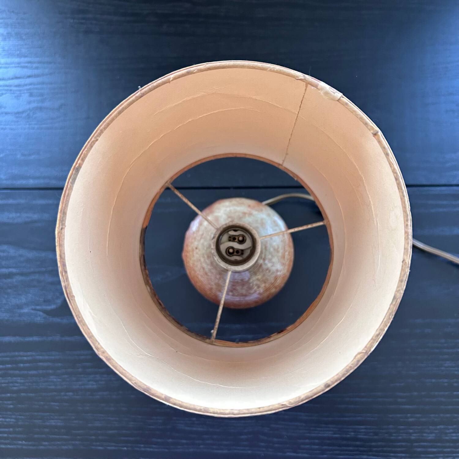 Stoneware lamp, 1970