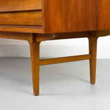 Vintage Sideboard in Teak with sliding door and drawers, 1960s