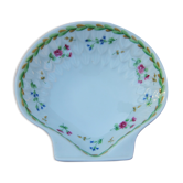 Porte-savon enforme de coquille, porcelaine de Limoges, modèle "Poe"