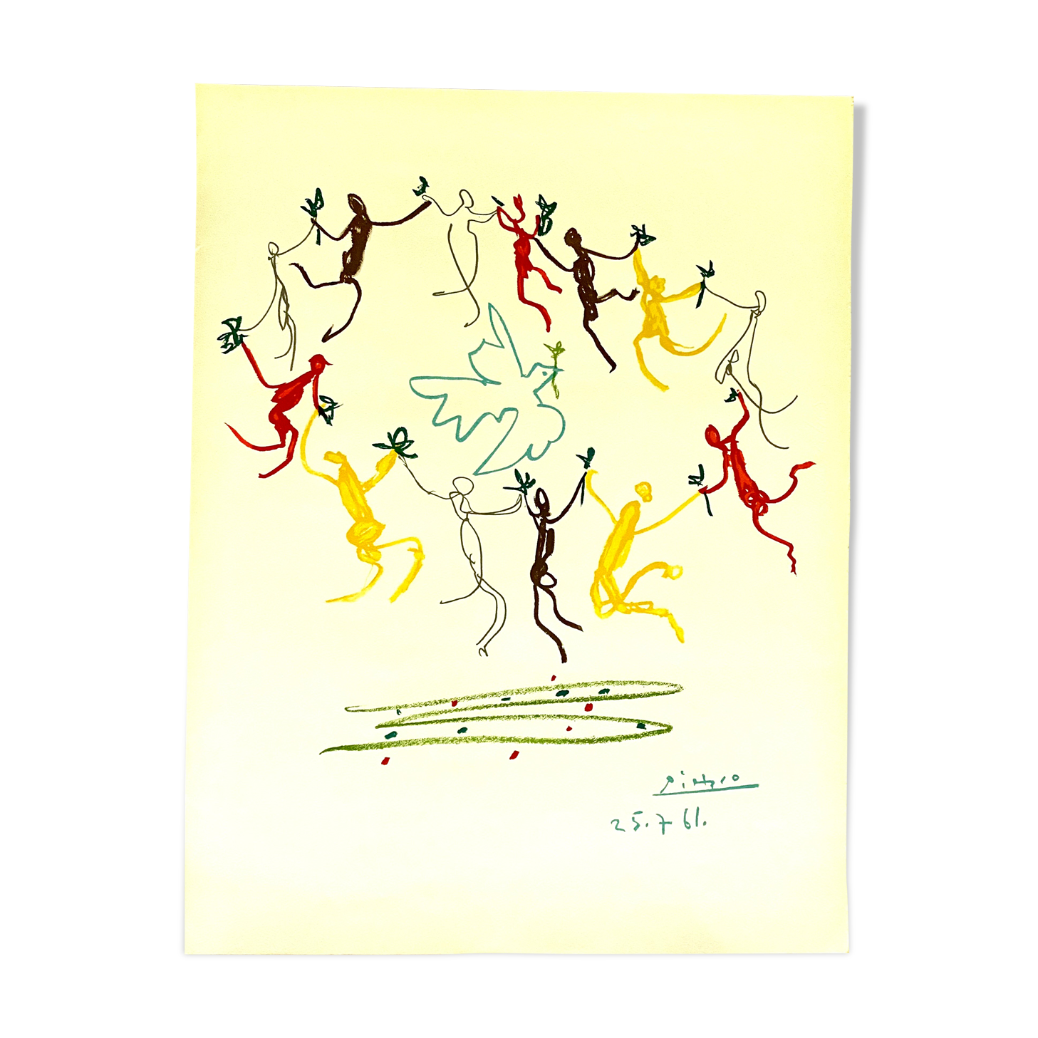 La ronde de la jeunesse - lithograph - 1961