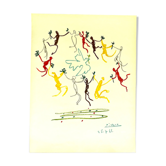 La ronde de la jeunesse - lithographie - 1961
