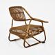 Paire de Fauteuils italiens en rotin, 1960s