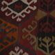 Vintage Turkish rug from Oushak, hand-woven 115x375 cm