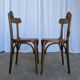 Set of 2 Vintage Wooden Dining Chair: Mid-Century Bistro Style, Yugoslavia