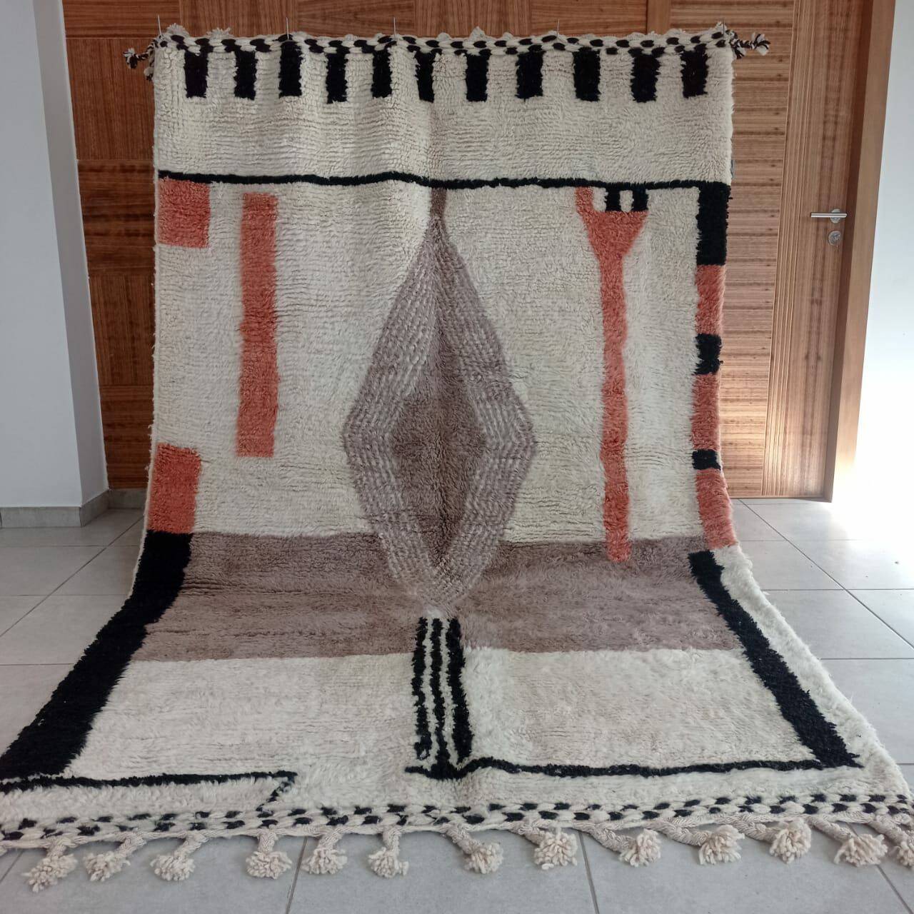Handmade Beni Ouarain rug 300x200 cm