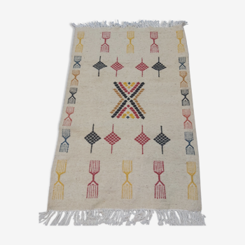 Traditional handmade carpet 112x72cm