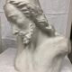 statue bust bearded man in plaster