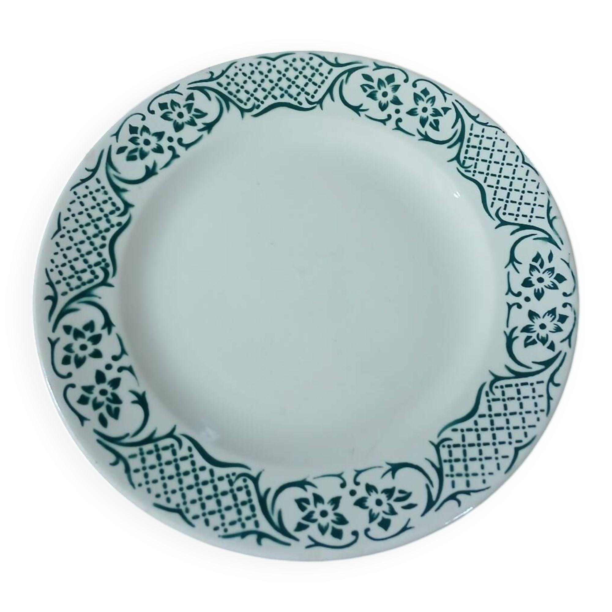 Assiette à dessert Digoin et Sarreguemines 