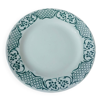 Dessert plate from Digoin and Sarreguemines