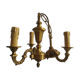 Massive brass chandelier