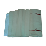 Suite of 8 old sheets