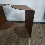 Pair of steel bedsides