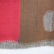 Dusty Pink Moroccan Wall Hanging, Handmade Wool Wall Hanging, 106x106