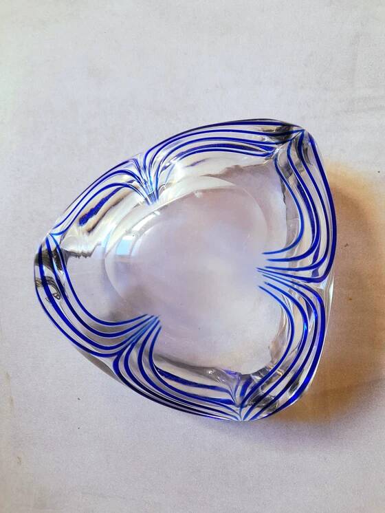 Cendrier en cristal Murano 1970