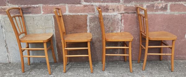 Chaises bistrot (Lot de 4 chaises)