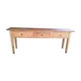 Console feet spindle, 3 drawers
