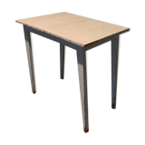 Small vintage 70 desk table, compass feet