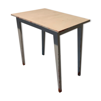 Table bureau vintage 70 pieds compas