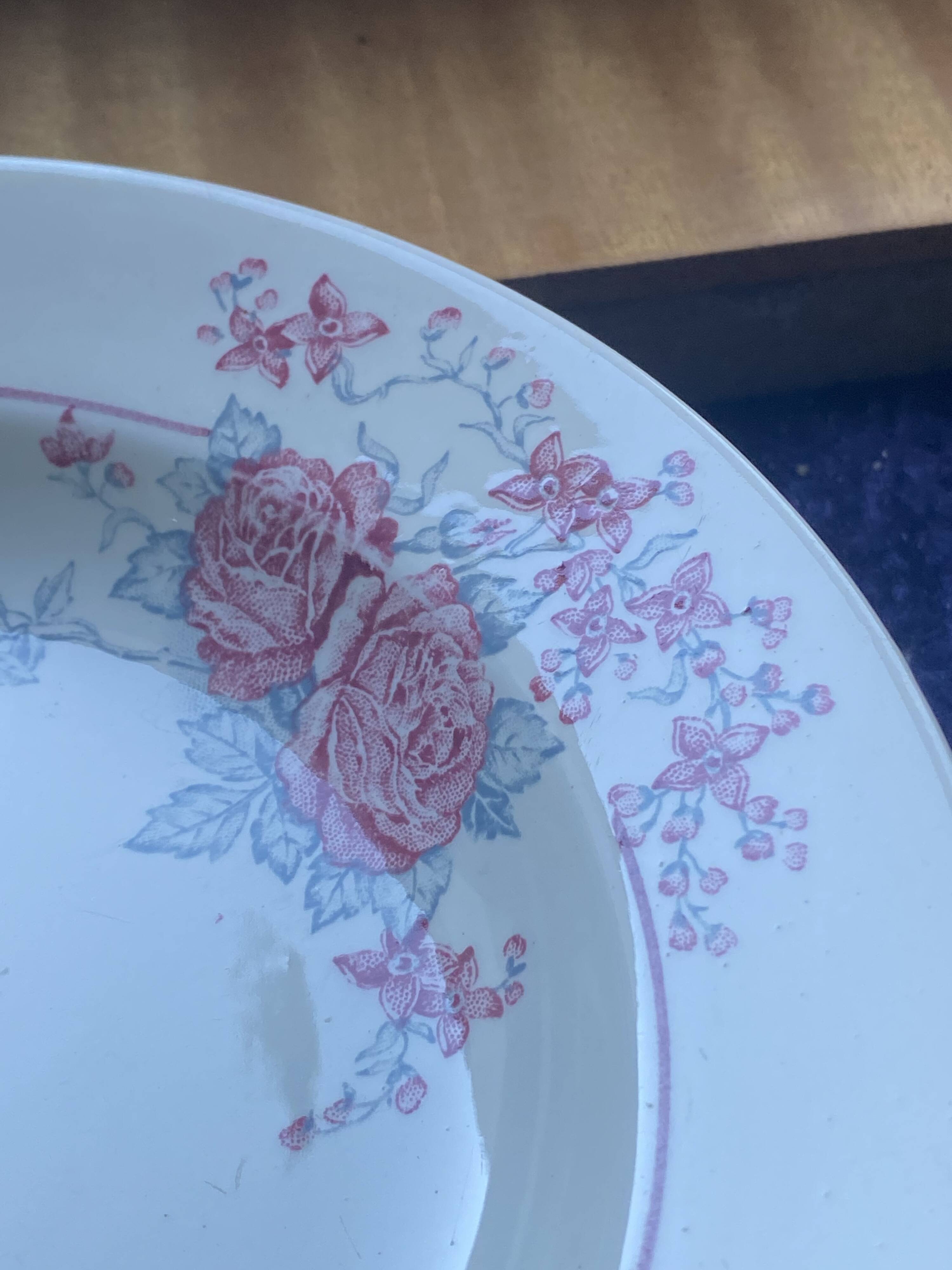 6 plates Thalie St Amand