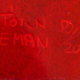 Table basse émaillée moderne scandinave par P. Törneman et David Rosén pour NK