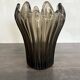 Vintage Schneider Fumé Crystal Vase - 1960s