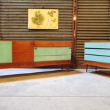 Czech wood and formica sideboard