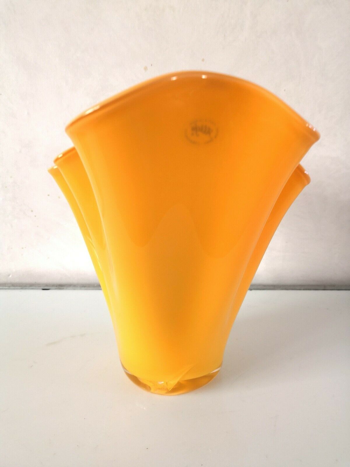 1960s Alicja pleated vase