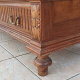 Louis XVI two-door walnut wardrobe