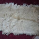 Beige tanned goat skin