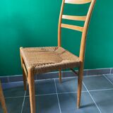 Set of 3 Scandinavian Chairs Gracell. Swedish design by Yngve Ekström in 1956.