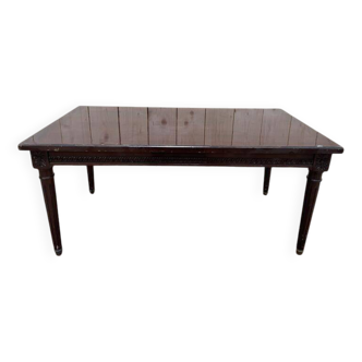 Table basse de style Louis XVI en acajou