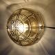 Vintage wall/ceiling light in amber glass / RZB Germany