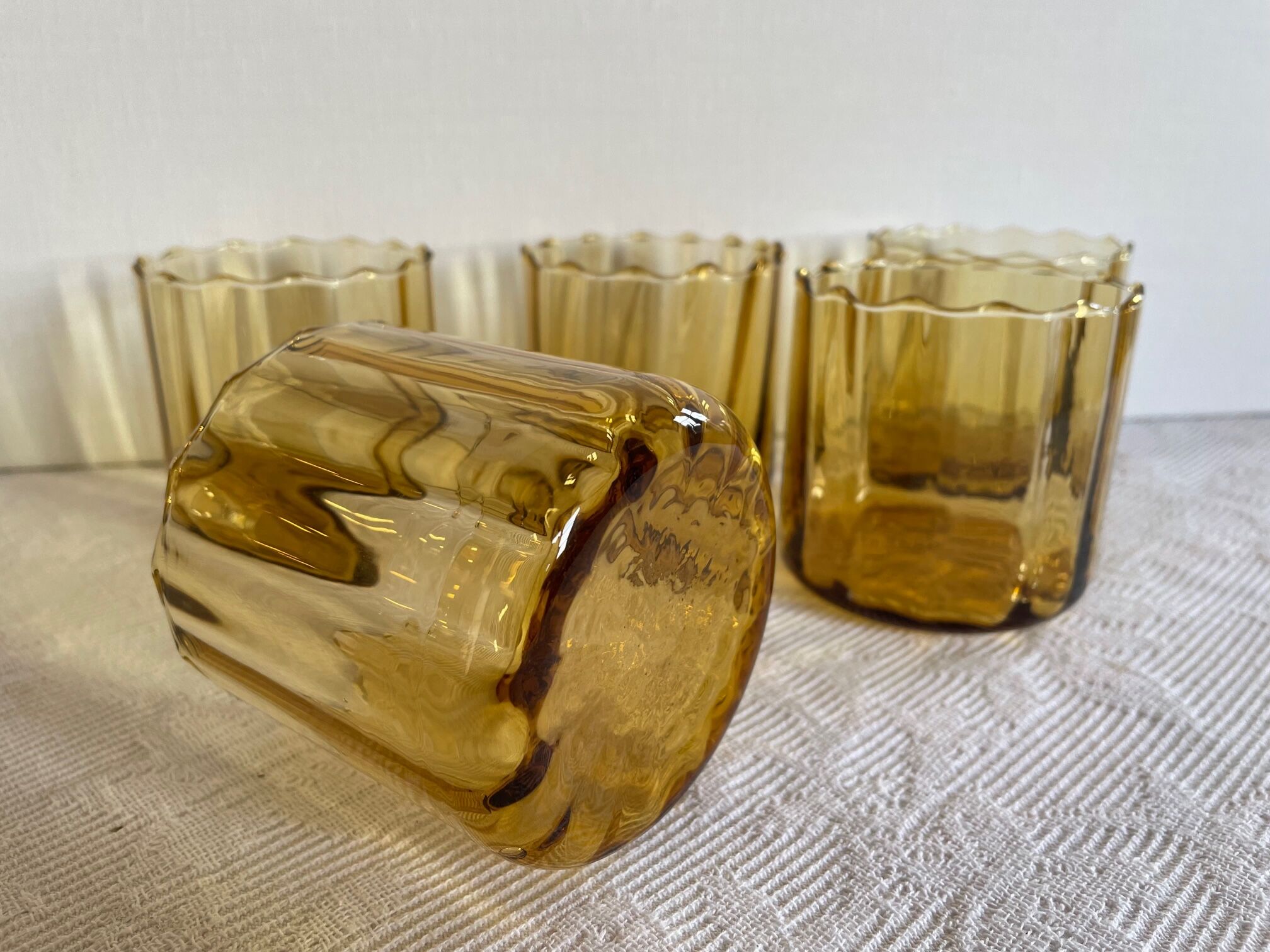 Worked glass 60s/70s