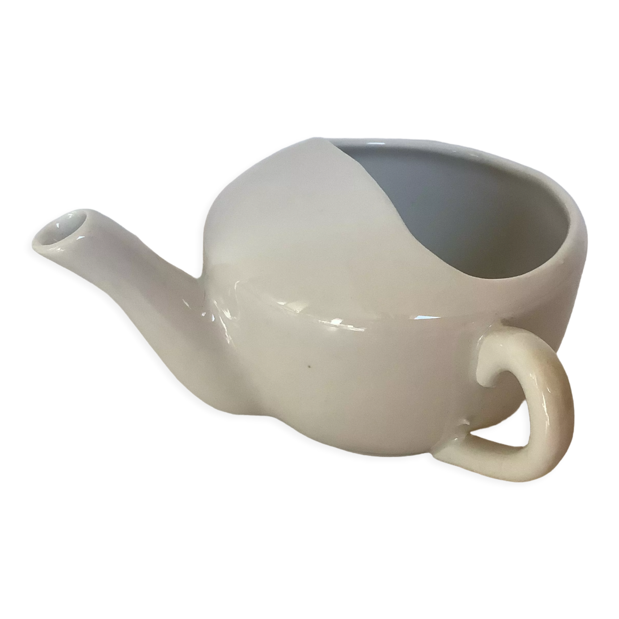 Old baby bottle sauceboat