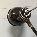 XL black scissor lamp from PeHaWe Leuchten Dresden, German 1940s