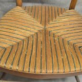 Vintage 1930s armchair in solid wood scultpé