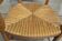 Vintage 1930s armchair in solid wood scultpé