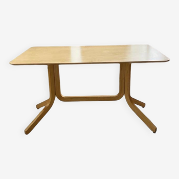 Table hêtre bois courbé Alback Ikea vintage