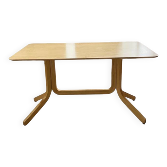 Table hêtre bois courbé Alback Ikea vintage