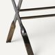 Pair of leather and chrome metal armchairs, Italy - 1970