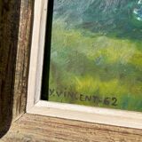 Impressionist style oil painting