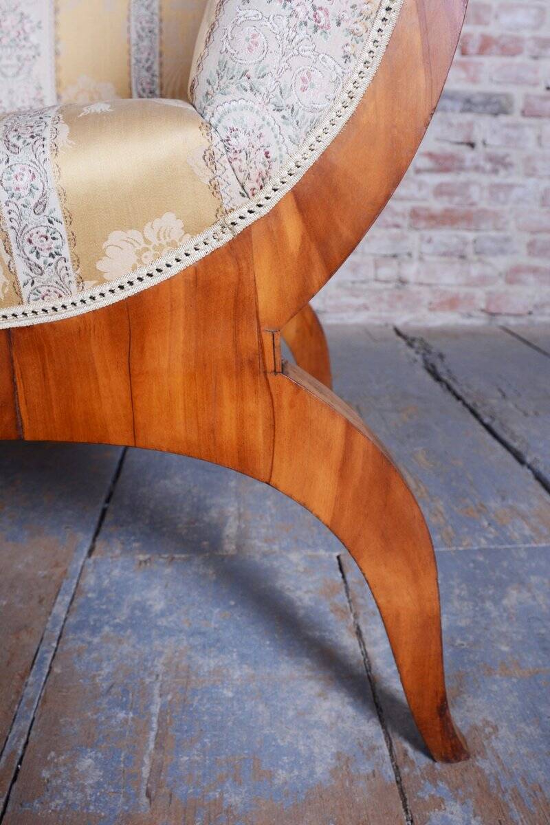 Biedermeier Cherrywood Sofa by Josef Danhauser, Austria, 1820s