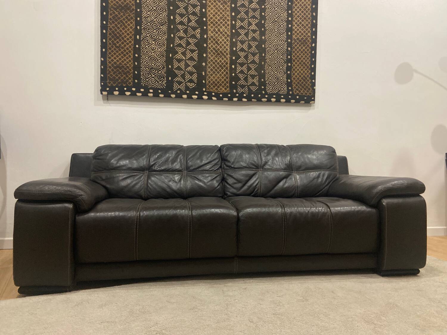 Canapé en cuir 3 places