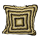 Vintage 70s crochet cushion