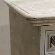 Meuble de métier comptoir marbre boucherie 1920