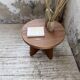 Constructivist gueridon 1950 mahogany