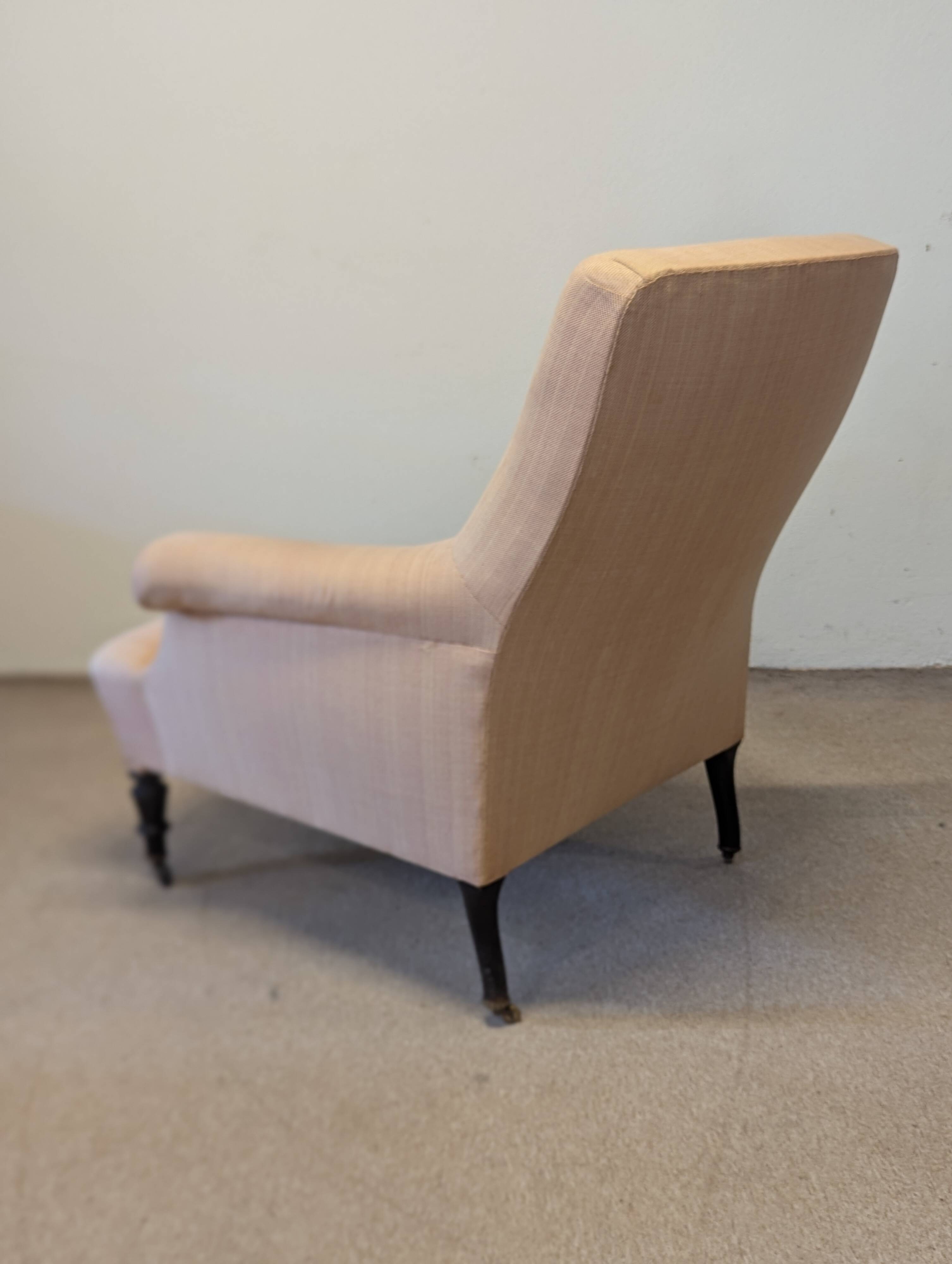 19th-century frog armchair