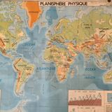 Physical planisphere 1974