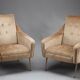 Pair of velvet chairs from the 50s
