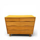 Scandinavian design chest of drawers in light teak – attributed to Arne Vodder – year